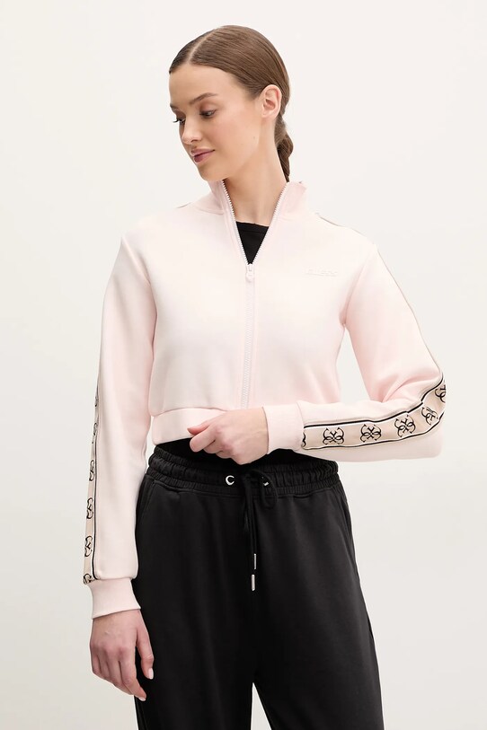 Guess bluza imprimeu bej V3RQ12.KB3P2