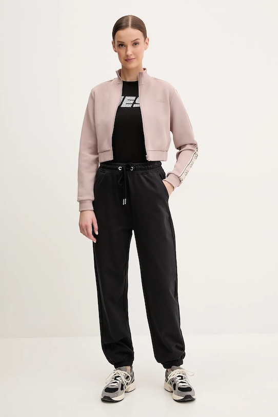 Guess bluza BRITNEY V3RQ12.KB3P2 brązowy SS25