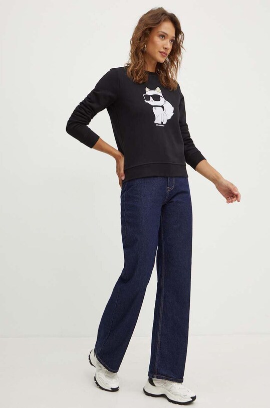 Кофта Karl Lagerfeld 230W1802 чорний AA00