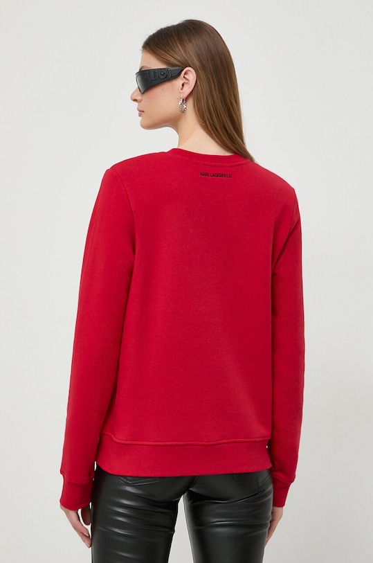 Karl Lagerfeld bluza 230W1803 czerwony AA00