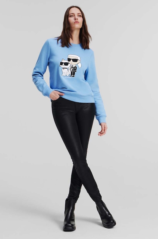 Mikina Karl Lagerfeld 230W1803 modrá