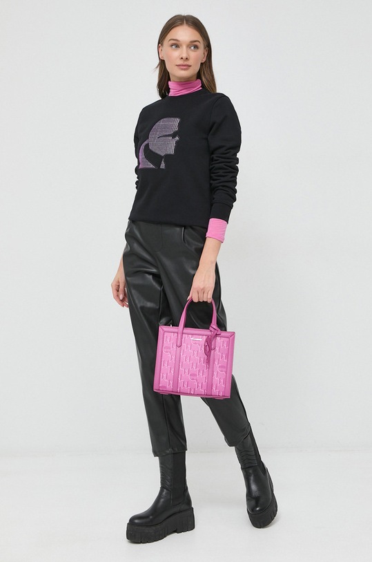 Karl Lagerfeld bluza 230W1815 czarny SS23