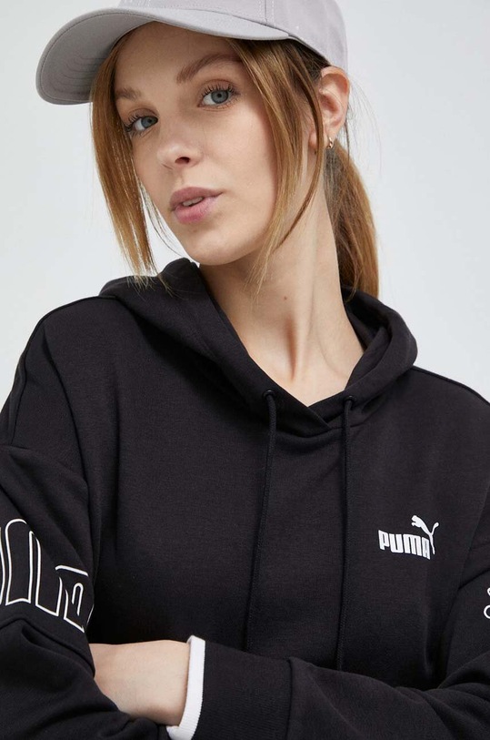 Бавовняна кофта Puma чорний 673724