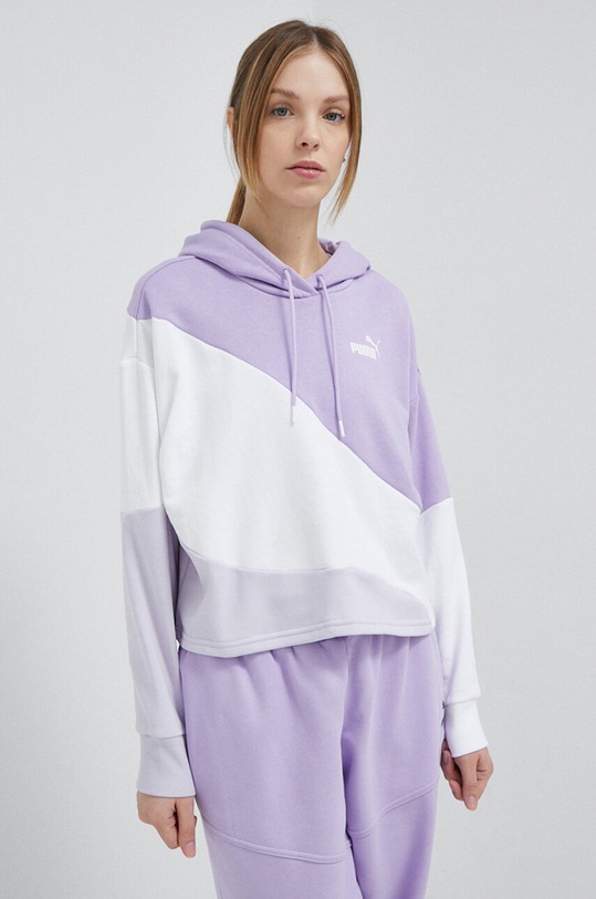 Puma bluza cu modele violet 673977