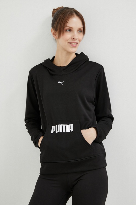 Puma hanorac de antrenament Train All Day print negru 522347