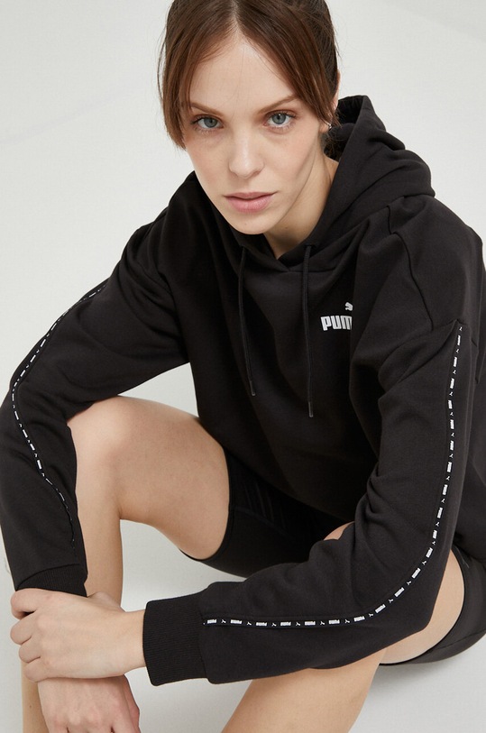 Puma bluza dresowa 673632 czarny SS23