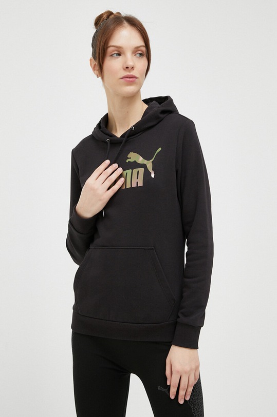 Puma bluza z kapturem czarny 674449