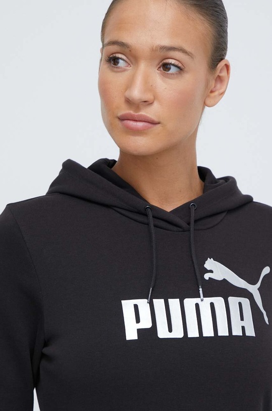Puma bluza dresowa 849096 czarny SS24