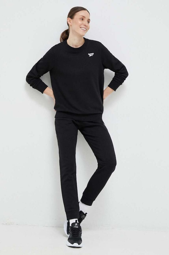 Reebok bluza H54761 negru SS23