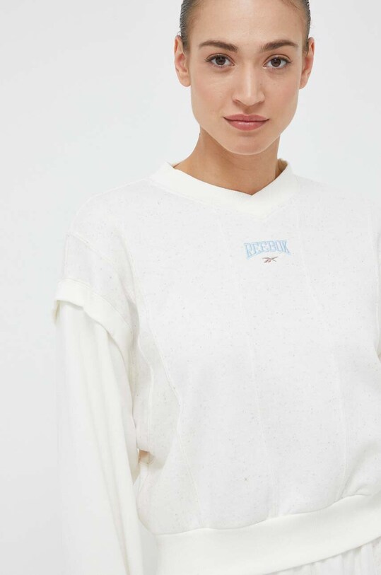 Reebok Classic bluza beżowy HT7856
