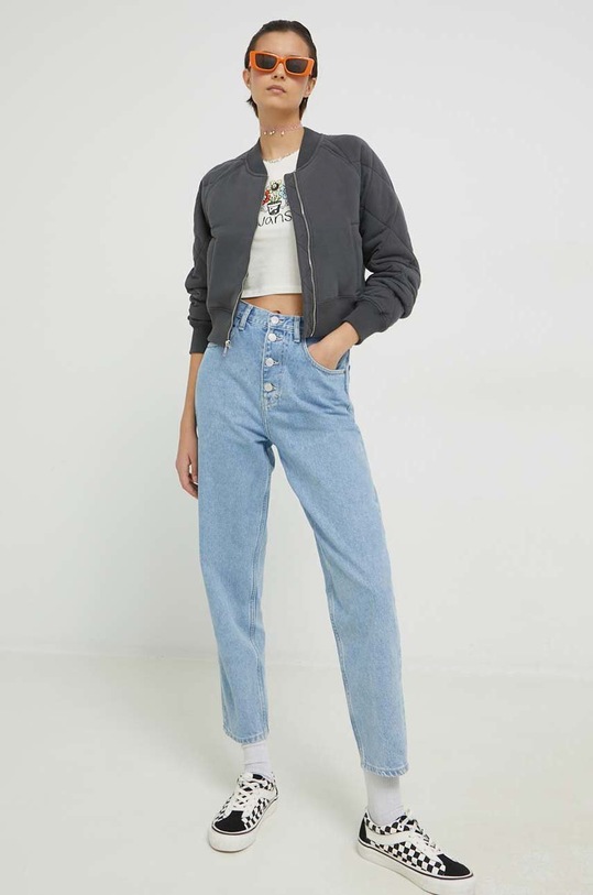 Суичър Abercrombie & Fitch KI152.3041.901 сив SS23