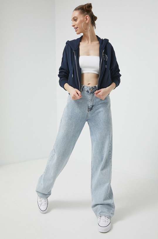 Mikina Abercrombie & Fitch KI152.3088.200 námořnická modř SS23