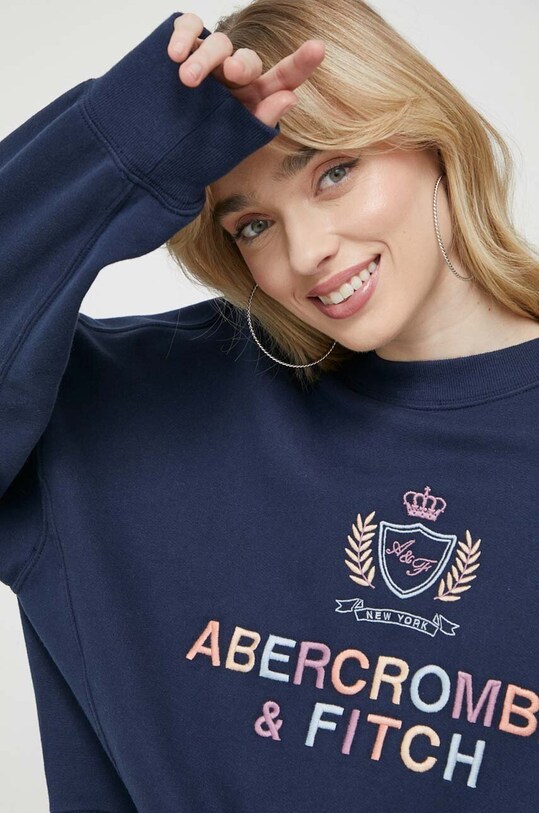 Μπλούζα Abercrombie & Fitch σκούρο μπλε KI152.3092.200