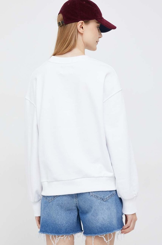 Ruházat Pepe Jeans pamut melegítőfelső Wyllile PL581314.800 fehér