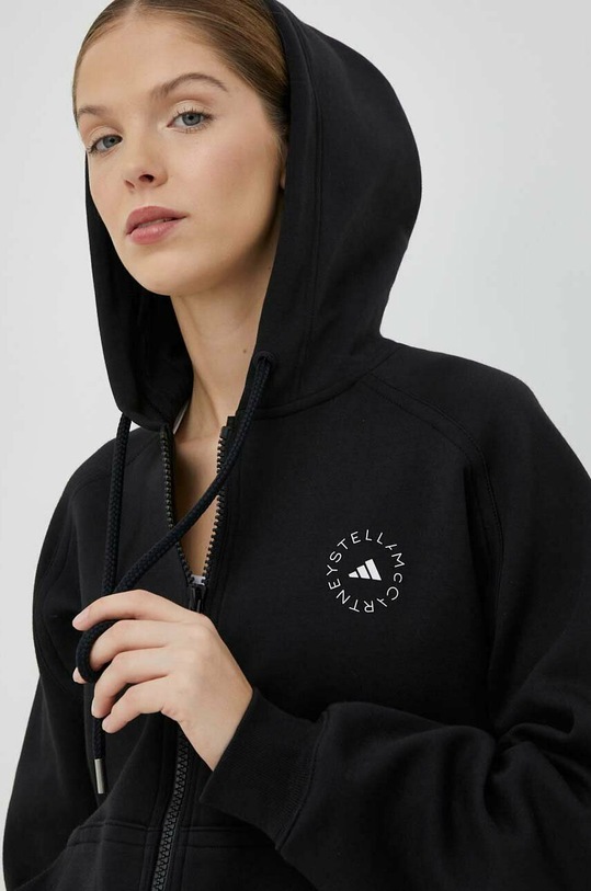 adidas by Stella McCartney bluza dresowa czarny HR2200