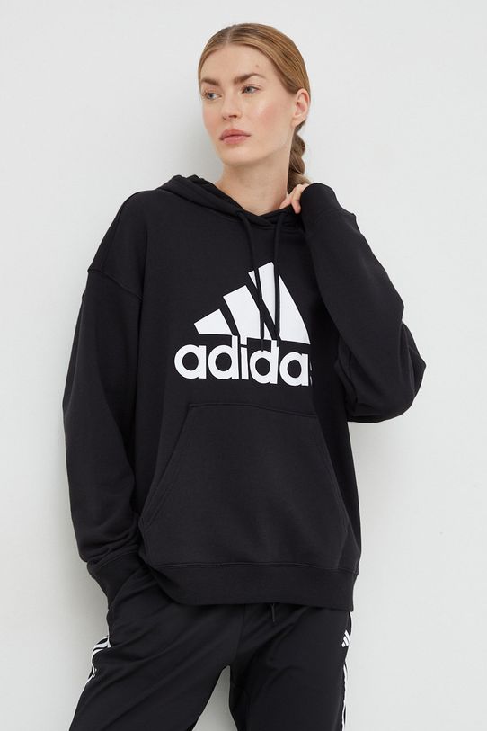 adidas bluza bawełniana nadruk czarny HR4934