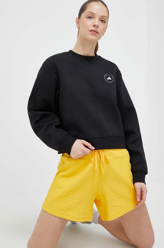 adidas by Stella McCartney bluză HR9172 negru AW24