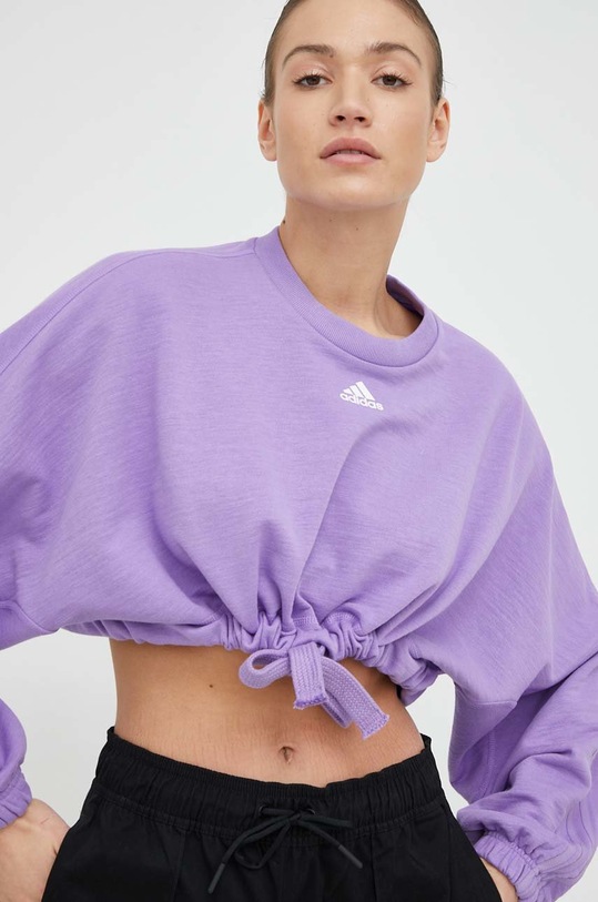 adidas bluza fioletowy IC6685