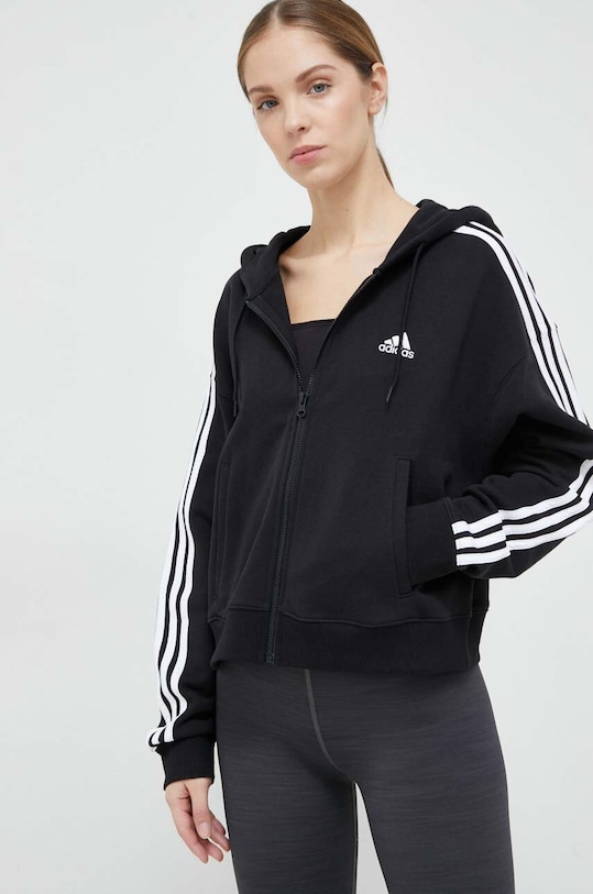 adidas bluza Essentials z kapturem czarny IC8781