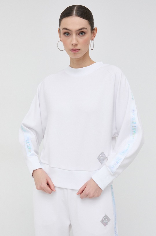Mikina Armani Exchange bílá 3RYM72.YJCSZ