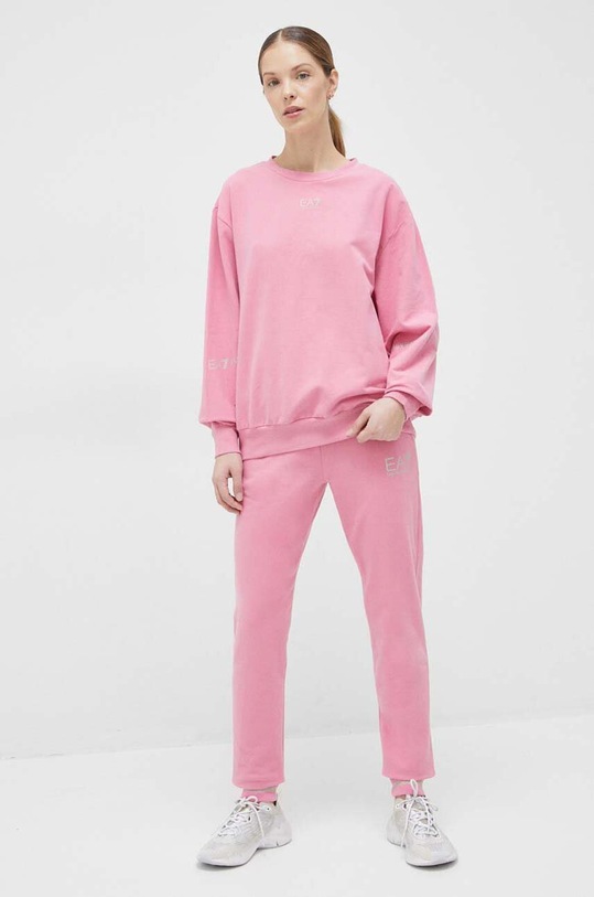 Суичър EA7 Emporio Armani 3RTM18.TJCQZ розов SS23