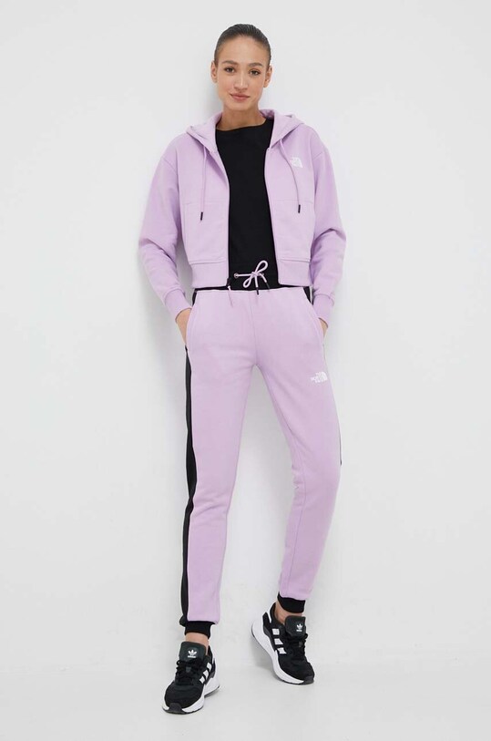 Βαμβακερή μπλούζα The North Face NF0A7X1VHCP1 ροζ SS23