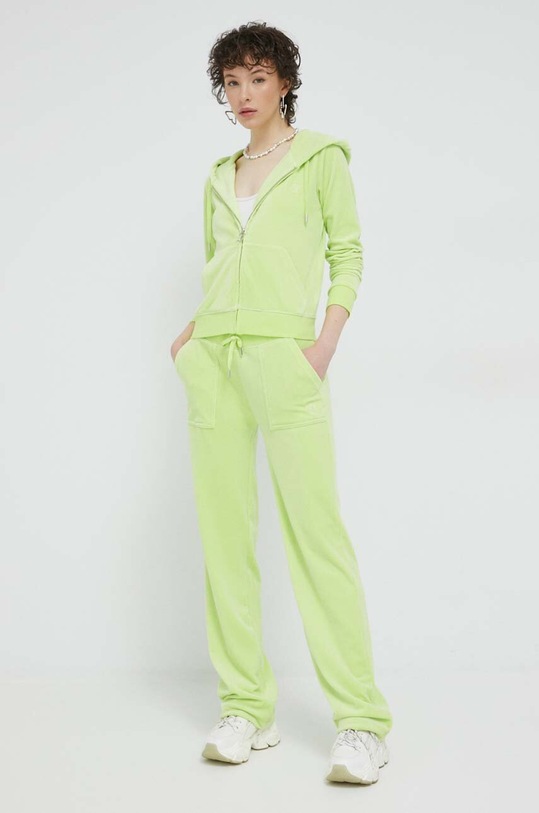 Juicy Couture bluza JCAP176.376 zielony SS23