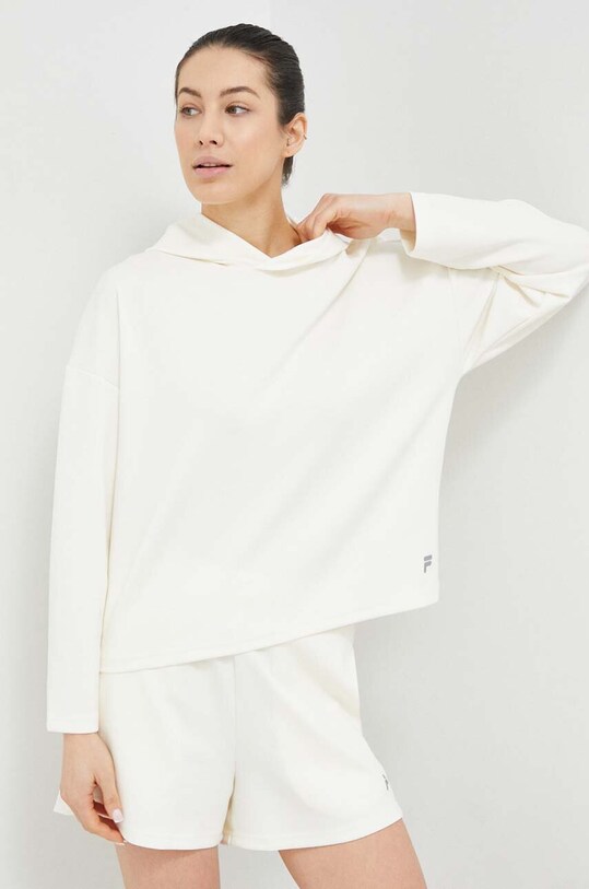 Fila bluza dresowa Crivitz z kapturem beżowy FAW0499