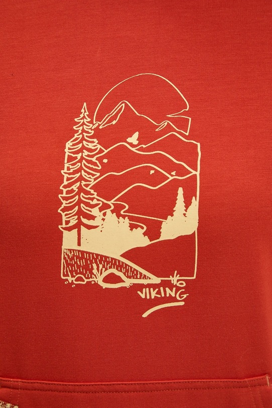 Športová mikina Viking Panaka 730.25.8883 červená