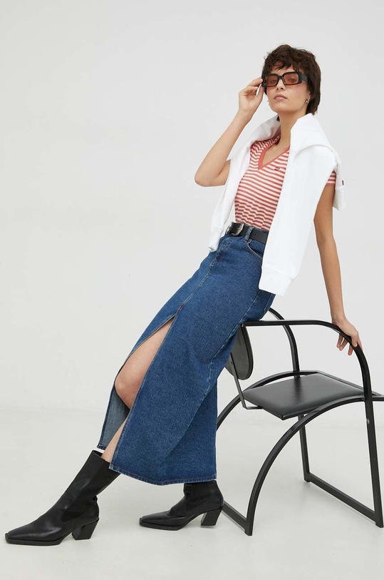 Bavlněná mikina Levi's 18686.0136 bílá SS23