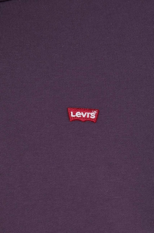 Bavlněná mikina Levi's 24693.0042 fialová