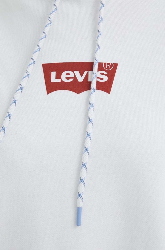 Βαμβακερή μπλούζα Levi's A3397.0008 λευκό