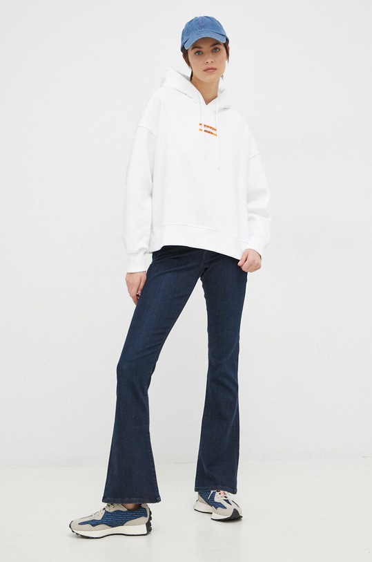 Calvin Klein Jeans bluza J20J220701.PPYX biały SS23