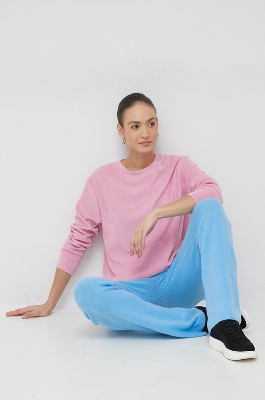 United Colors of Benetton bluza pozostałe różowy 3OQTD103P.08C