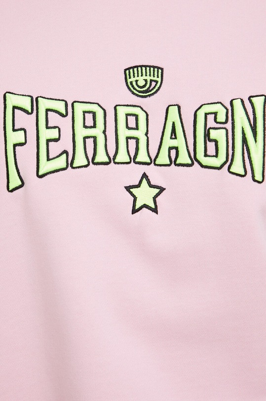Bavlněná mikina Chiara Ferragni Ferragni Embro 74CBIT02 růžová