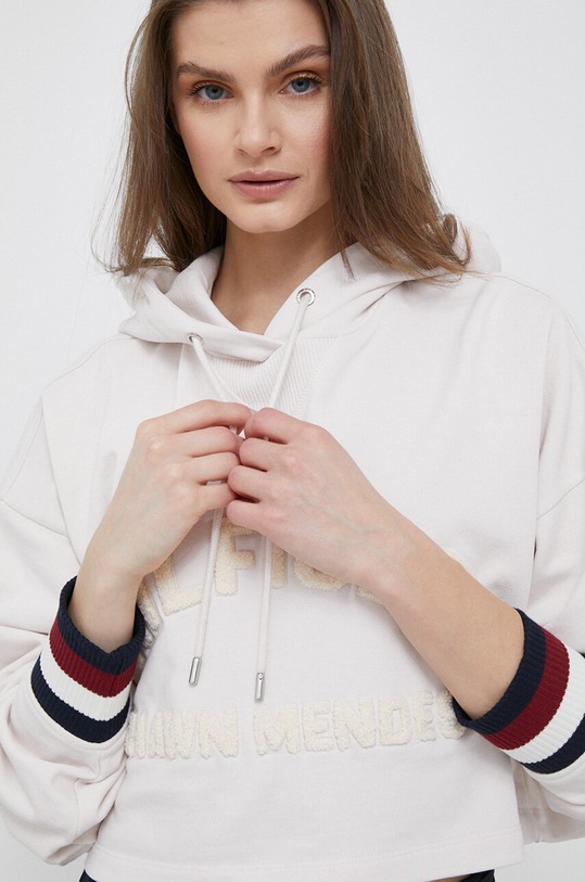Tommy Hilfiger bluza x Shawn Mendes beżowy WW0WW38984.PPYX