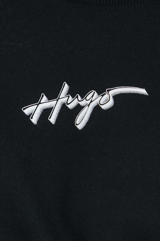 HUGO bluza bawełniana 50489094 czarny