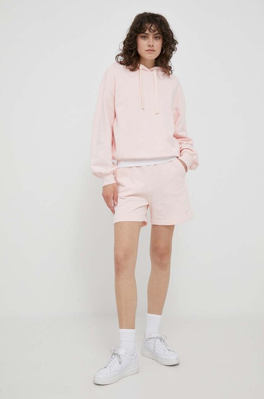 Бавовняна кофта United Colors of Benetton 3J68D200L.26P рожевий SS23