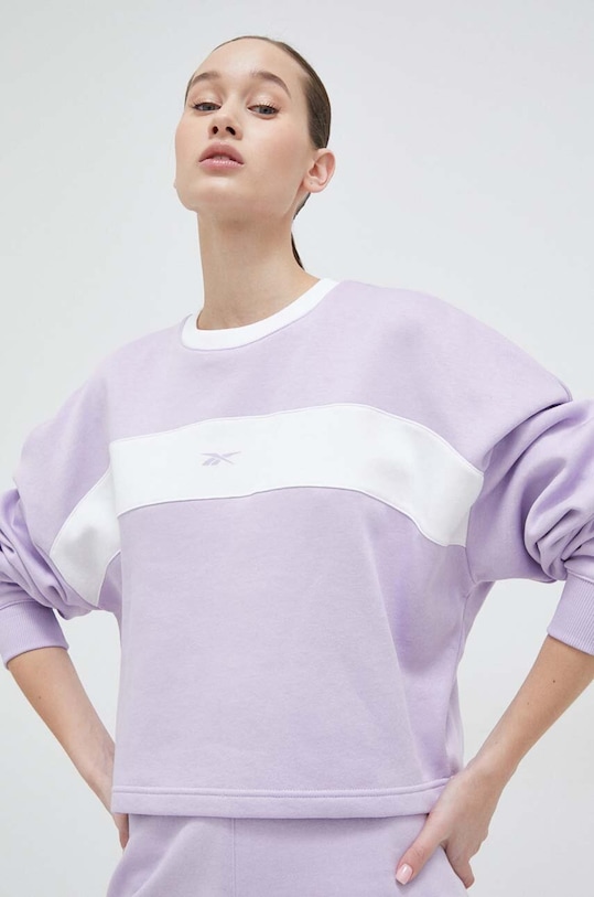 Reebok dres HS4854 fioletowy SS23