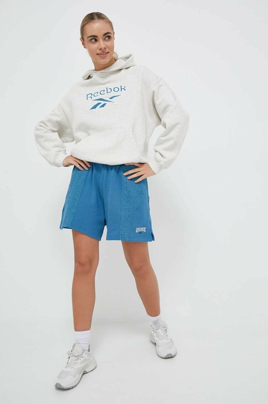 Reebok Classic bluza bawełniana Archive Big Logo IC8095 szary SS23