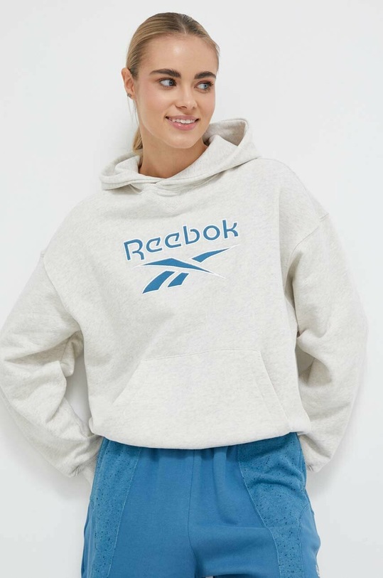 Reebok Classic bluza bawełniana Archive Big Logo szary IC8095