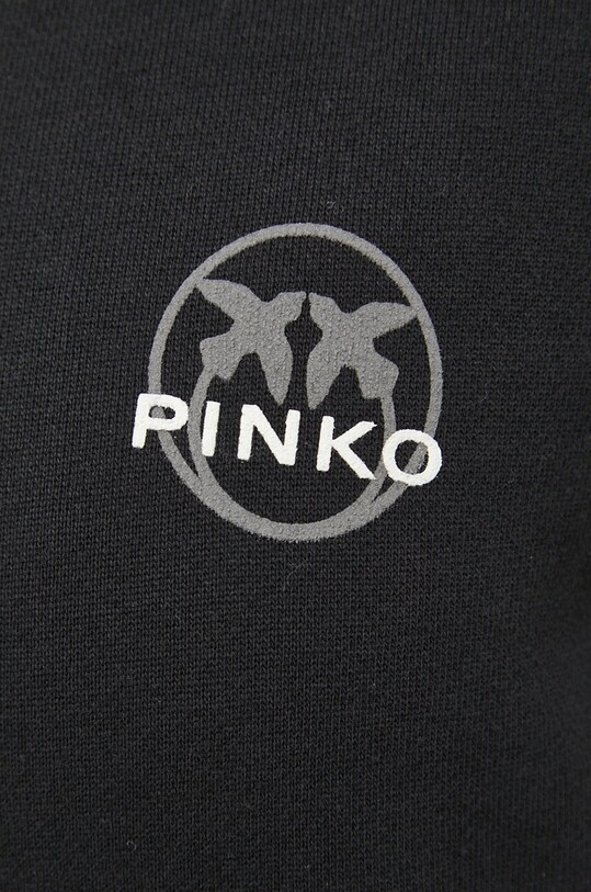 Bombažen pulover Pinko 100352.A0KN črna