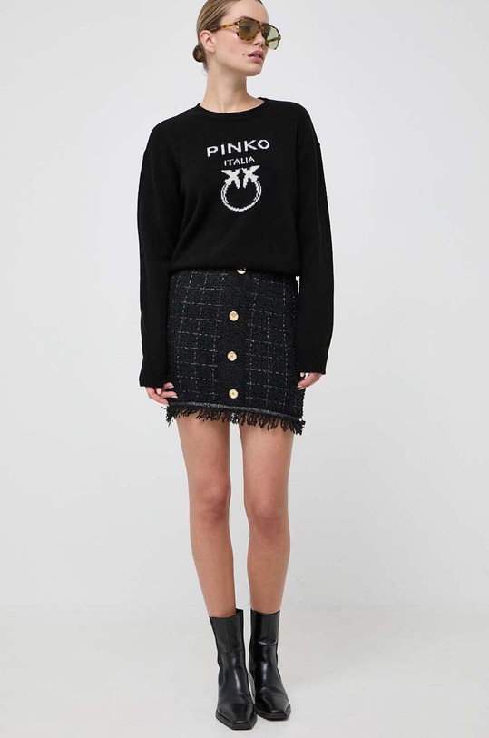 Pinko maglione in lana 100414.Y7Z4 nero AW24