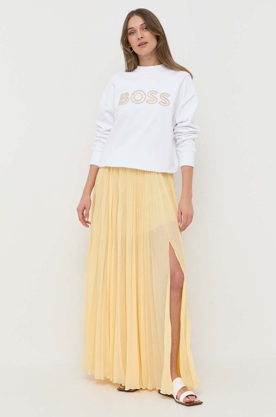 BOSS bluza 50489537 biały SS23