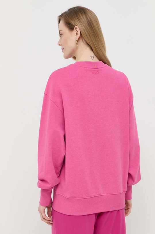 Ρούχα Βαμβακερή μπλούζα BOSS 50490967 ροζ