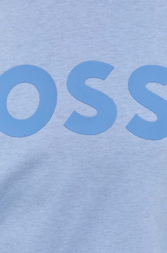 BOSS bluza bawełniana 50490967 niebieski