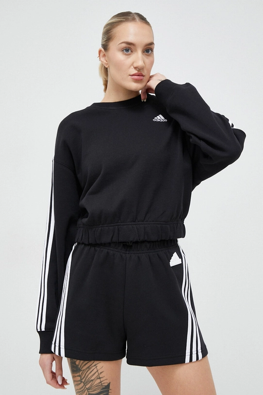 adidas bluza bawełniana aplikacja czarny HR4926