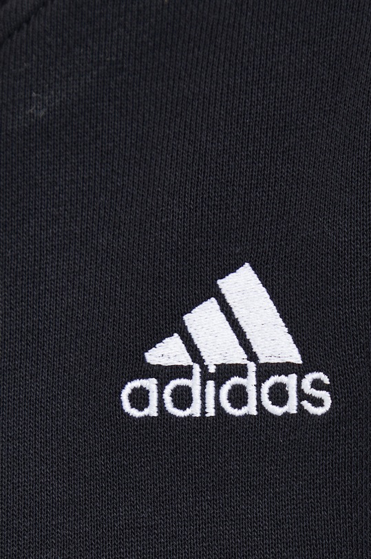 Bavlněná mikina adidas HR4926 černá