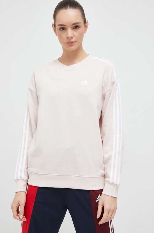 adidas bluza bawełniana różowy IC9907