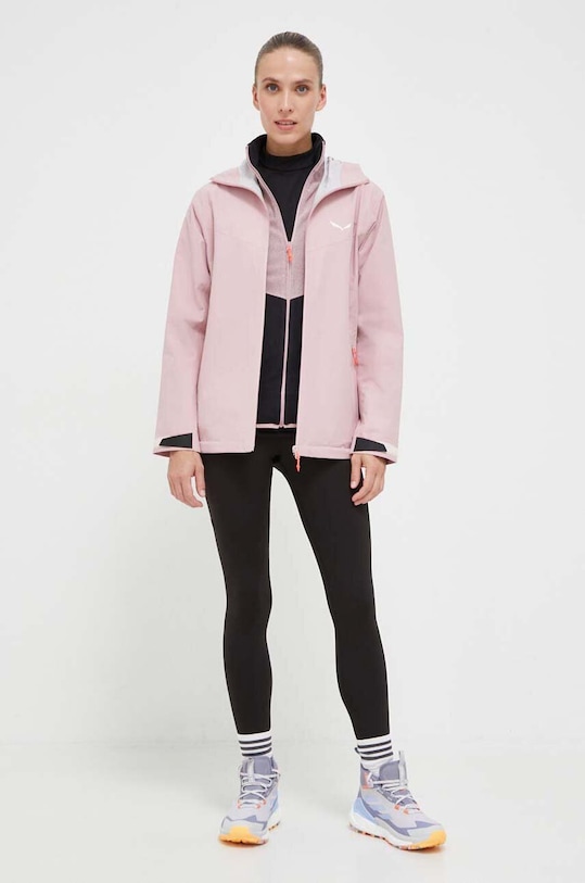 Bunda Salewa 00.0000028616 ružová AW23